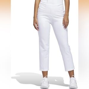 Women's White Adidas ULTIMATE365+ Golf Pants size L Large